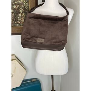 Metro Gear NWT Brown Corduroy & Faux Leather Messenger Bag | Crossbody
